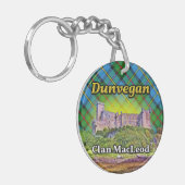 一族のMacLeod Dunveganの城 キーホルダー (正面左)