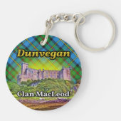 一族のMacLeod Dunveganの城 キーホルダー (裏面)