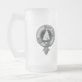 一族のMacNeilのマグ フロストグラスビールジョッキ (左)