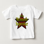 一族のMcIntoshのスーパースターの乳児のTシャツ ベビーTシャツ (正面)