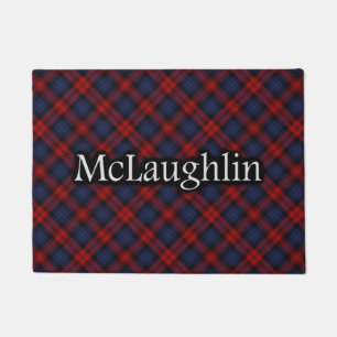 一族のMcLaughlinスコットランドのMacLachlanのタータンチェック ドアマット