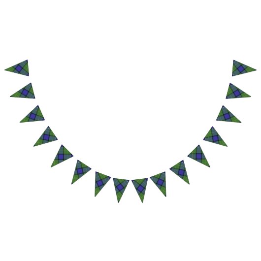 一族のMuirのスコットランドのタータンチェック バンティングフラッグ (全)