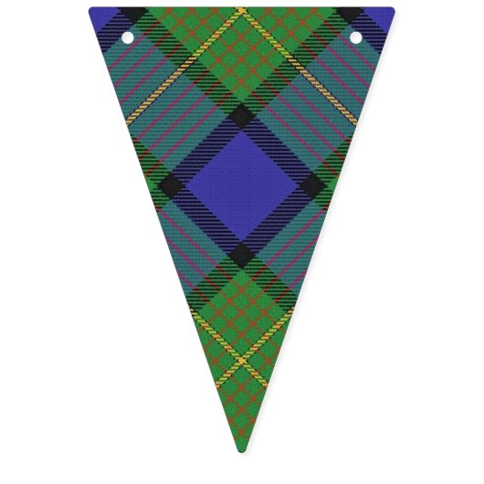 一族のMuirのスコットランドのタータンチェック バンティングフラッグ (第1の旗)