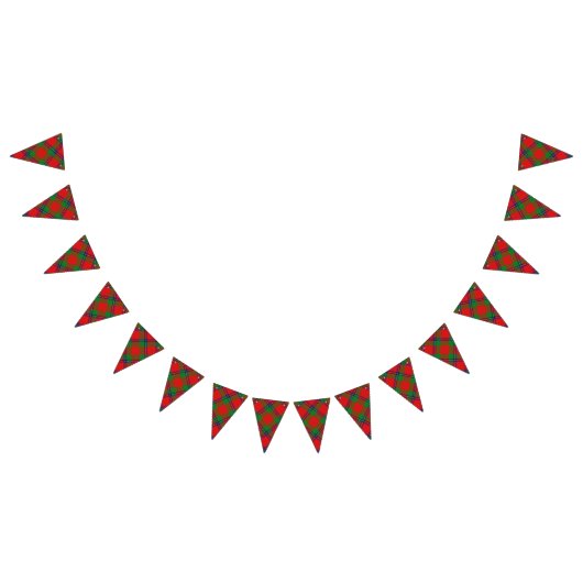 一族のSinclairのスコットランドのタータンチェック バンティングフラッグ (全)