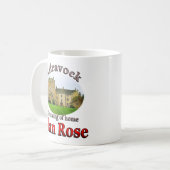 一族は上がりまKilravockの家の城の夢を見ます コーヒーマグカップ (正面左)