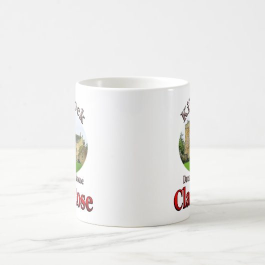 一族は上がりまKilravockの家の城の夢を見ます コーヒーマグカップ (中央)