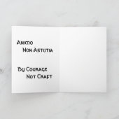 一族ゴードンのゴードンセッターの世代別メッセージカード シーズンカード (内部)