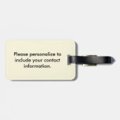 一族デイヴィッドソン ラゲッジタグ (裏面横)