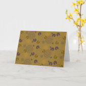 一族-大きい固まり--を集めます カード (黄色い花)