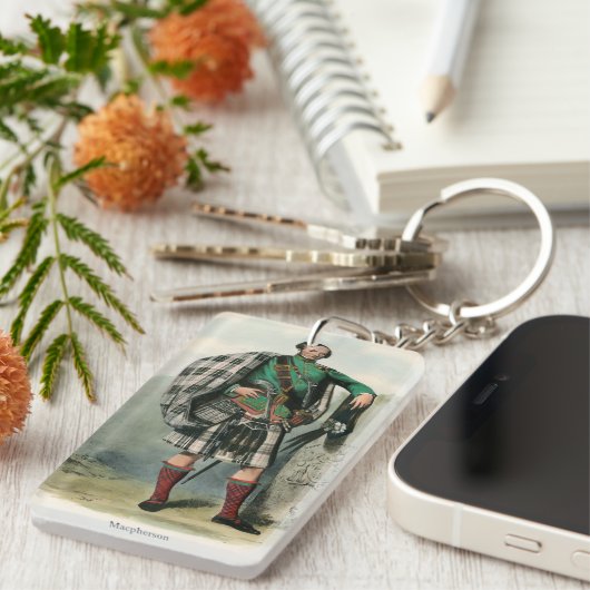 一族Macpherson キーホルダー (正面右)
