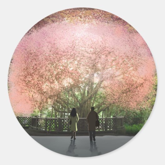 一日に一年が経独身のつ ラウンドシール (正面)