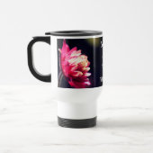 一日に一度に引用文の花パーソナライズされた トラベルマグ (左)