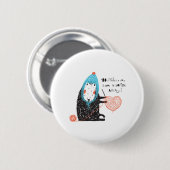 一日に百針縫う 缶バッジ (正面&裏面)