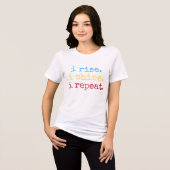 一日のはじまりにぴったりのシャツ トライブレンドTシャツ (正面全面)