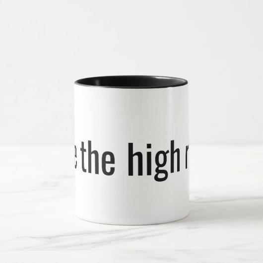 一日のインスピレーション引用文 マグカップ (中央)