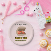 一日のドーナツ保が不平を言う遠くに ペーパープレート (パーティー)