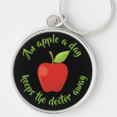一日のリンゴ キーホルダー (正面)