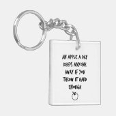 一日のリンゴ キーホルダー (正面左)