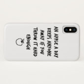 一日のリンゴ Case-Mate iPhoneケース (裏面(横))