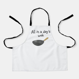 一日の仕事で エプロン