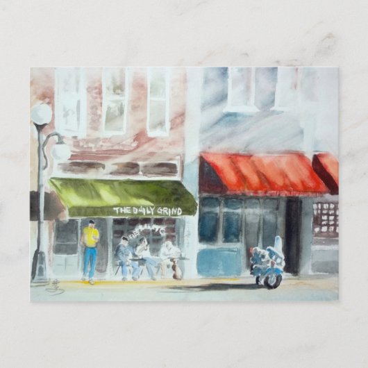 一日の始まり ポストカード (正面)