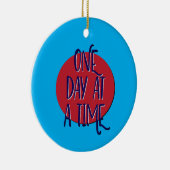 一日の時間の回復のスローガン セラミックオーナメント (右)
