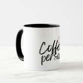 一日の燃料：過給式コーヒーマグ マグカップ (正面左)