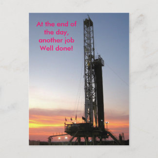 一日の終わりに、よくできている別の仕事! ポストカード