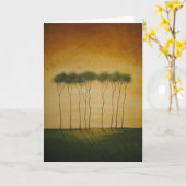 一日の終わりに カード (黄色い花)