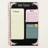 一日の計画をカラフルで練れ プランナー手帳 (正面)