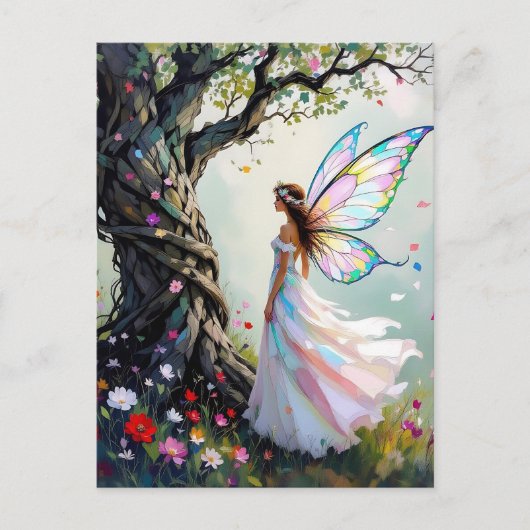 . .一日の魔法を祈る | 友情 ポストカード (正面)