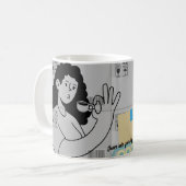 一日をダンスで始めよう コーヒーマグカップ (正面左)