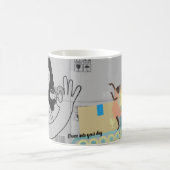一日をダンスで始めよう コーヒーマグカップ (中央)