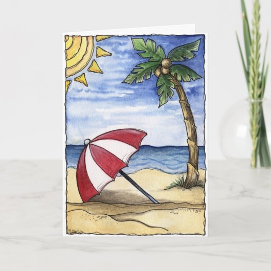 一日を明るくする – Greeting Card カード (正面)