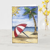 一日を明るくする – Greeting Card カード (黄色い花)