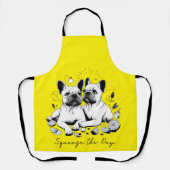 一日を締め切る エプロン (正面)