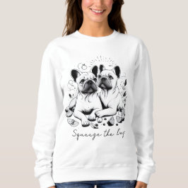 一日を締め切る スウェットシャツ