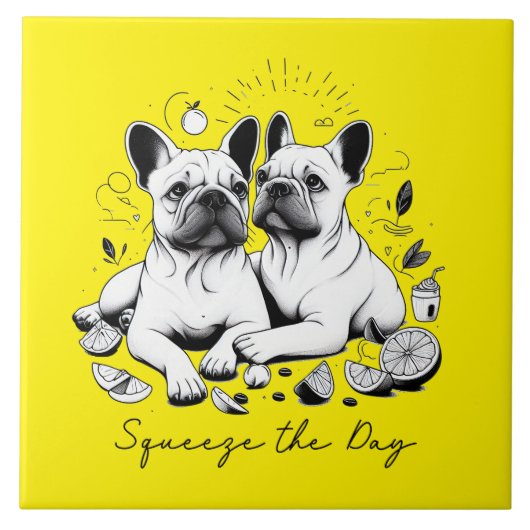 一日を締め切る タイル (正面)