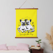 一日を締め切る 吊り下げ型タペストリー (寝室)