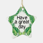 一日を過素晴らしごす セラミックオーナメント (右)