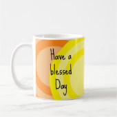 一日を過賛美ごす コーヒーマグカップ (左)