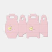 一日プリンセスパーティー フェイバーボックス (折り畳みなし)