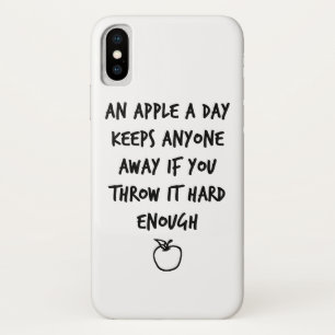 一日一個の林檎 iPhone X ケース