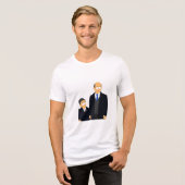 "一日一個シリングとホースオシットサンドイッチ" トライブレンドＴシャツ (正面全面)