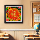 「一日一回」インスピレーションのポスター ポスター