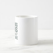 一日一歩で育つ心 教師へのギフト コーヒーマグカップ (中央)