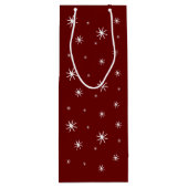 一日中そりを続け、ロゼおもしろい・クリスマスキャット ワインギフトバッグ (裏面)