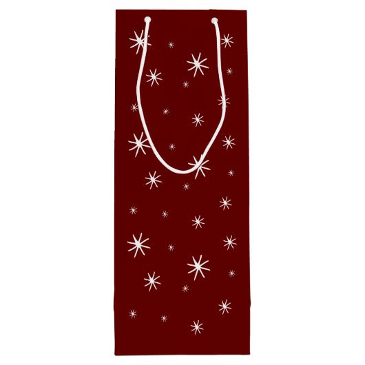 一日中そりを続け、ロゼおもしろい・クリスマスキャット ワインギフトバッグ (裏面)