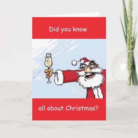 *一日中そり、それからカベルネット」 シーズンカード (正面)