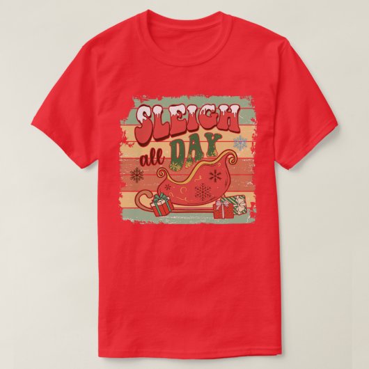 一日中そり Tシャツ (デザイン正面)
